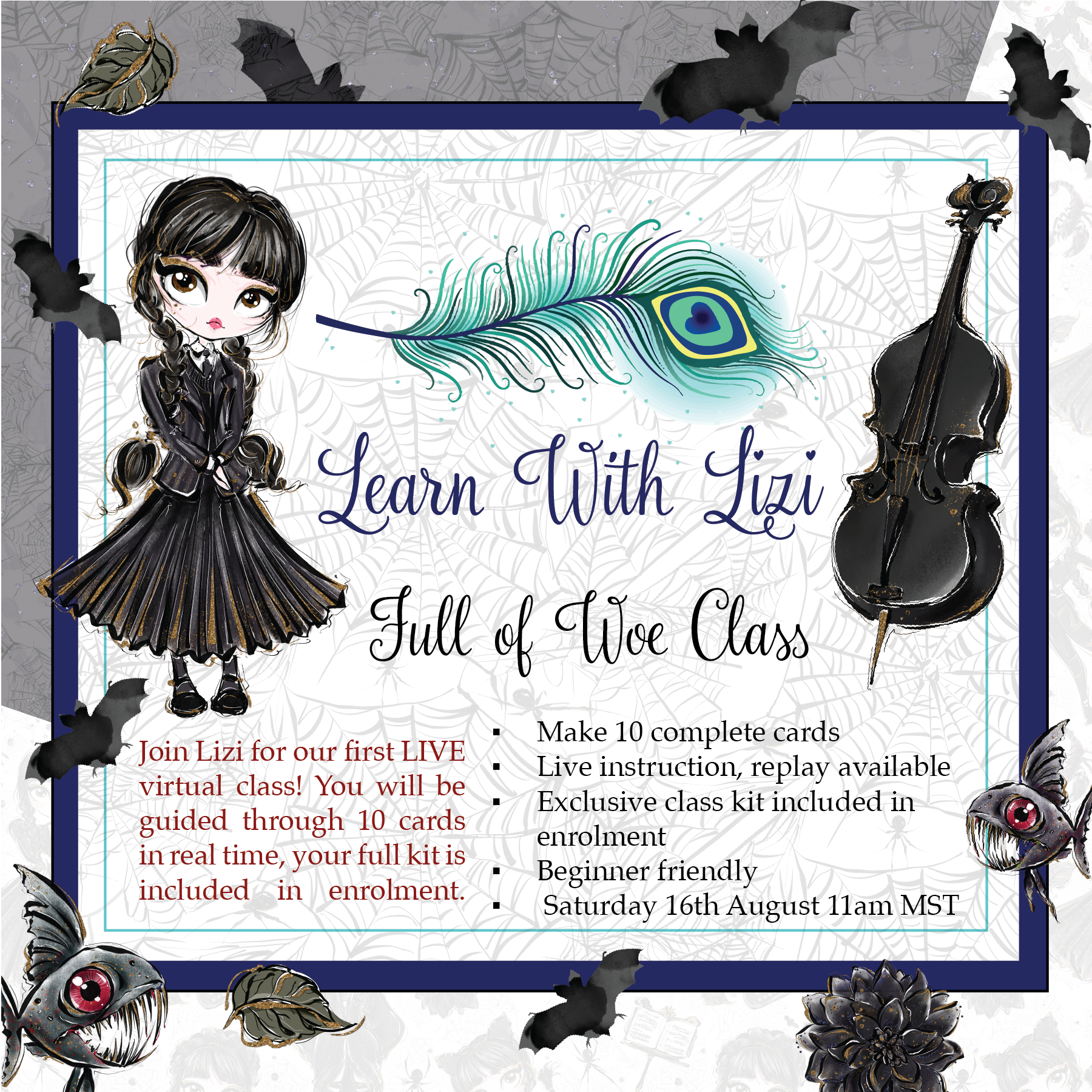 Full Of Woe - Card Kit & Virtual Lesson